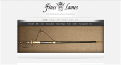 Desktop Screenshot of fines-lames.com